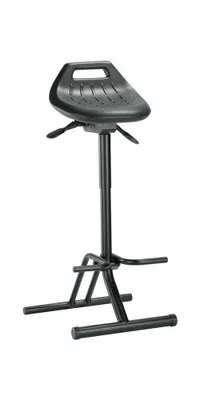 Produktbild von Stehhilfe Integralschaum Sitz-H.640-840mm STA schwarz klappbar