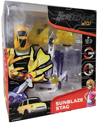 Image de Screechers Wild ! Sunblaze - Ensemble de transformation en voiture de chasseur