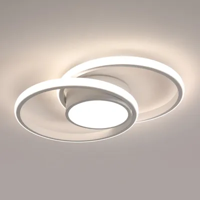 Immagine prodotto di Lampada a soffitto LED, 42W, 40cm, plafoniera rotonda con luce naturale a 4500K, ideale per camere da letto, bagni, cucine e balconi