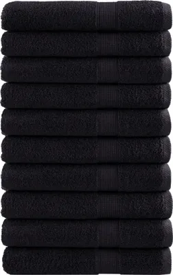 Produktbild von Premium-Saunatücher SOLUND 10 Stk. Schwarz 80x200 cm 600 g/m²
