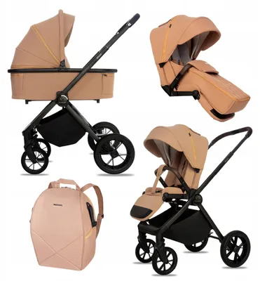 Zdjęcie produktu dla BabyLux® Wózek Dziecięcy 2w1 BOLDO Spacerówka Gondola Lekki Składany Zestaw, 4 Pozycje Oparcia, Torba do Przewijania i inne Akcesoria, 0-22kg
