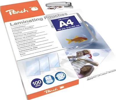 Immagine prodotto di Peach PP500-02 Peach Laminierfolien A4 100mic glänzend PP500-02       100PK