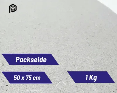 Produktbild von 1 Kg Packseide 50 x 75 cm 30g/m² Seiden Papier Packpapier Grau
