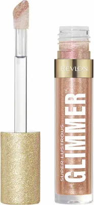 Produktbild von Revlon Super Lustrous Glimmer Gloss, Beige, Happy Hour, Glowing, Frauen, Flüssigkeit, Schimmer