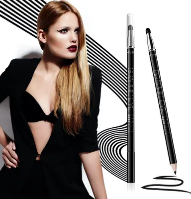 Obrázek produktu pro Revers GRAPHIC EYE, tužka na oči s aplikátorem z houbičky (černá), 1,5 g