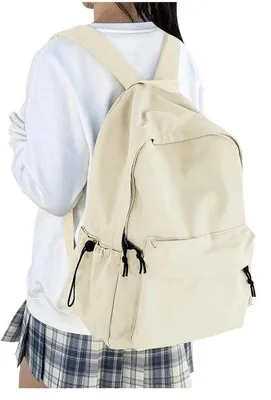 Obrázek produktu pro Lehký batoh na notebook pro mládež, 14 palců, béžový