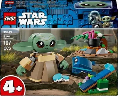 Produktbild von LEGO Star Wars Chez Grogu 75443 Bauset, The Mandalorian, Geeignet ab 4+ Jahren, Konstruktionsspielzeug für Mädchen und Jungen