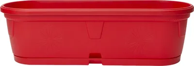 Produktbild von Blumenkasten länglich 50 cm rot