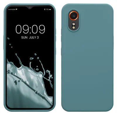 Produktbild von kwmobile Handyhülle für Samsung Galaxy Xcover7 Hülle - Case Silikon - Kabelloses Laden - Schutzhülle Cover in Arctic Night