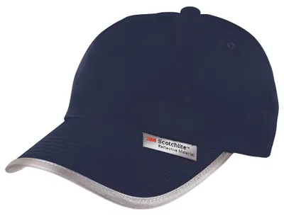 Produktbild von Result Headwear - Baseball-Mütze Reflektierend FK1693 (Einheitsgröße) (Marineblau)