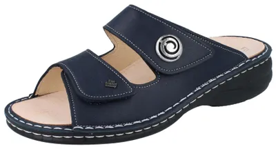 Produktbild von FINN COMFORT Colina Damen Pantolette atlantic blau Glattleder - Größe: 42