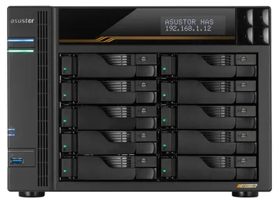 Zdjęcie produktu dla Asustor 90-AS6810T00-MF30 Asustor Lockerstor 10 Gen3 AS6810T 10 Bay