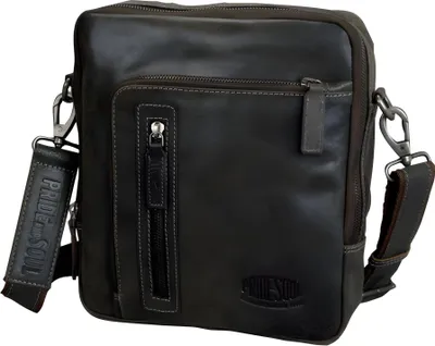 Image de PRIDE&SOUL Sac à bandoulière "WRETCH" en cuir marron