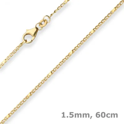 1-5mm-Panzerstegkette-aus-333-Gelbgold-60cm