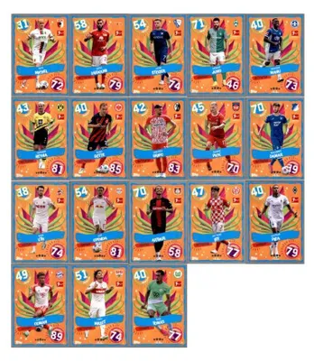 Immagine prodotto di Topps Match Attax Bundesliga - 2023/24 - Tutte le 18 figurine Samba