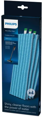 Produktbild von Philips Mikrofaser-Pads für kabellosen Staubsauger für die Serie 7000 (XV1670/02)