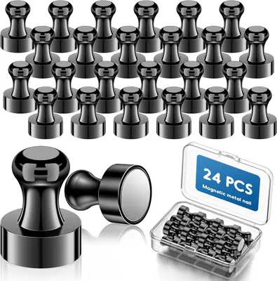 Obrázok produktu pre Magnetické neodymové magnety, silné, 10 kusov, vhodné na tabule a magnetické tabule