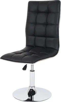 Produktbild von Esszimmerstuhl MCW-C41, Stuhl Küchenstuhl, höhenverstellbar drehbar, Kunstleder  schwarz