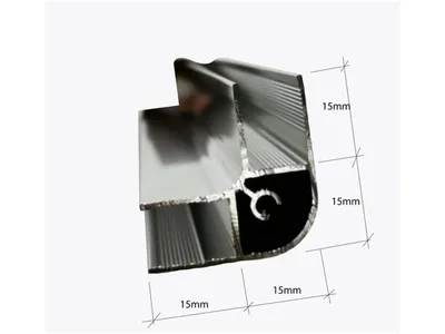 Produktbild von Glaszentrum Hagen - 2000x30x30 mm Aluminiumprofil - Eckprofil - Anschlußprofil - Eloxiert