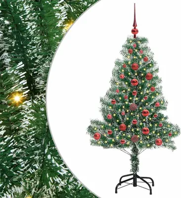 Produktbild von Künstlicher Weihnachtsbaum beschneit mit LED Licht 120 cm