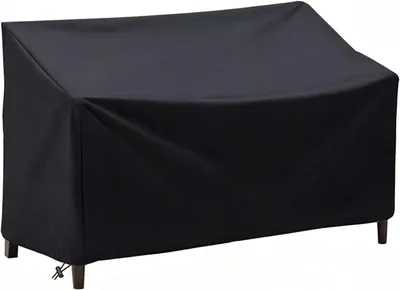 Immagine prodotto di Copertura protettiva per panchina da giardino a 3 posti, realizzata in tessuto impermeabile, dimensioni 163x66x89 cm, adatta per l'uso esterno