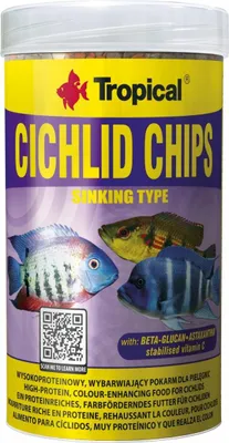 Produktbild von Tropische Cichliden-Chips 250Ml/130G