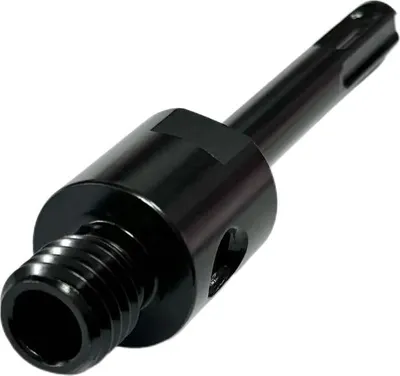 Produktbild von Trade-Shop Adapter (mit Loch) M16 auf SDS-Plus für Diamant-Bohrkrone Kernbohrer, passend für Bohrmaschinen mit SDS-Plus Aufnahmeschaft