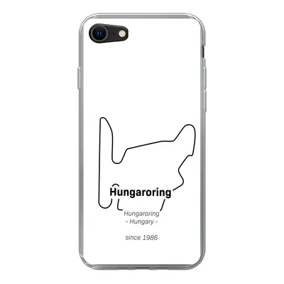 Produktbild von MuchoWow® Handyhülle Schutzhülle Hülle für iPhone SE 2022 F1 - Ungarn - Rennstrecke Silikon Softcase Handy Hülle - Schutzhülle