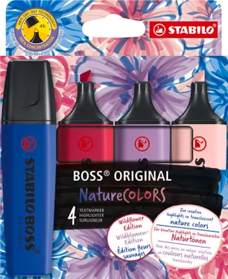 Immagine prodotto di STABILO evidenziatore BOSS ORIGINAL NatureCOLORS confezione da 4 pz
