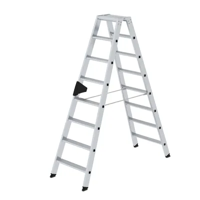 Produktbild von MUNK Stehleiter mit ergo-pad beidseitig begehbar 2x8 Stufen