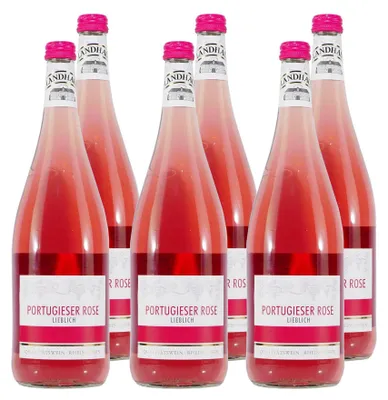 Produktbild von Landhaus Portugieser Rosé -lieblich- (6 x 1,0L)