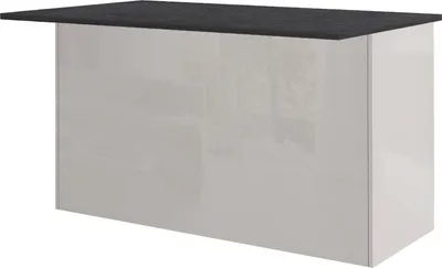 Produktbild von Dmora Kücheninsel Patrizio 155x90x90 cm Weiß, 3 Regale