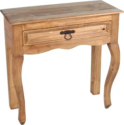Produktbild von MiaMöbel Konsole Mexico Möbel 77x77x34 cm Landhausstil Massivholz Pinie Honig