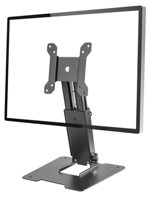Immagine prodotto di Omgoods - Supporto monitor pieghevole con regolazione dell'altezza e dell'angolo