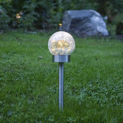 Produktbild von Star Trading 480-45, Leichte Dekorationsfigur, Transparent, IP44, Silber, 1 Glühbirne(n), 1 W