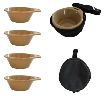 Productafbeelding van Stapelbaar Camping Servies met Opbergtas