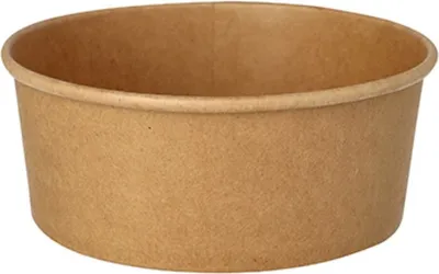 Produktbild von Salatschalen, Pappe rund 750 ml Ø 15 cm · 6 cm braun
