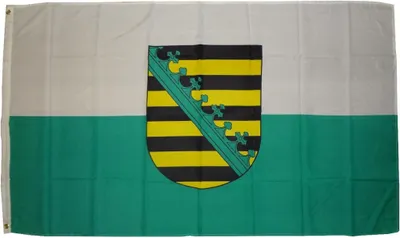 Produktbild von trends4cents SACHSEN MIT WAPPEN Fahne, 250 x 150 cm