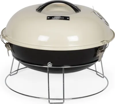Produktbild von Holzkohlegrill 38cm beige Livoo DOC301