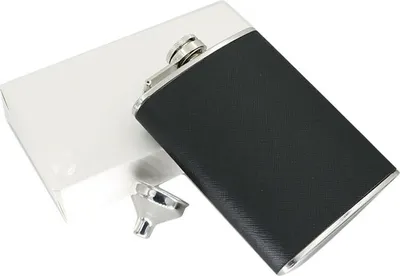 Produktbild von Edelstahl Flachmann 210ml Taschenflachmann Taschenflasche Flachmann 7oz