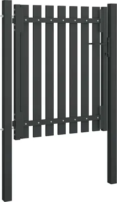 Obrázek produktu pro vidaXL Ocelová zahradní brána 100 x 100 cm antracitová