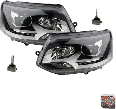 Zdjęcie produktu dla Reflektory Osram Night Breaker Laser, pasujące do VW Transporter T5 (lata produkcji 2009-), zestaw (lewy i prawy), numery części: 7E5941017, 7E5941018, marka: Johns