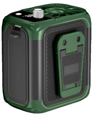 Productafbeelding van Ventilator voor de taille, USB-opladen, bladventilatordesign, groen