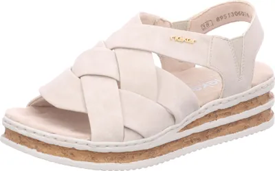 Produktbild von Rieker fsk damen sandalen Sandalette beige in Gr. 40