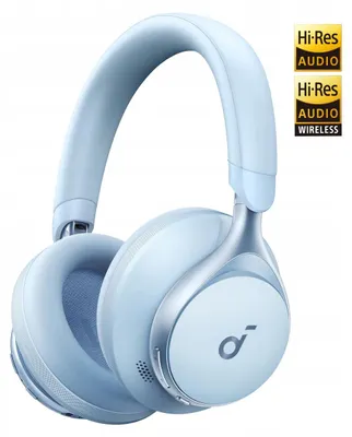 Soundcore Space One Over-Ear-Kopfhörer mit ANC und Bluetooth 5.3, Blau