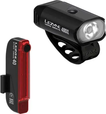 Produktbild von Lezyne Mini Drive 400 Xl/stick+ Lichtset Silber 400 Lumens Silber 400 Lumens
