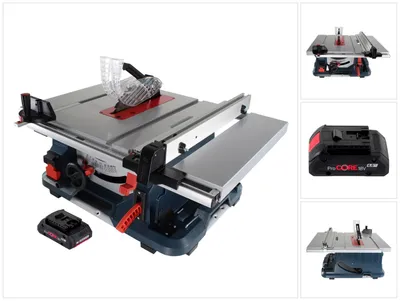Produktbild von Bosch GTS 18V-216 Professional Akku Tischkreissäge 18 V 216 mm Biturbo Brushless + 1x ProCORE Akku 4,0 Ah - ohne Ladegerät