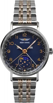 Produktbild von Iron Annie 5977M-4 Damen Uhr Quarz Mondphase Edelstahl Metallband