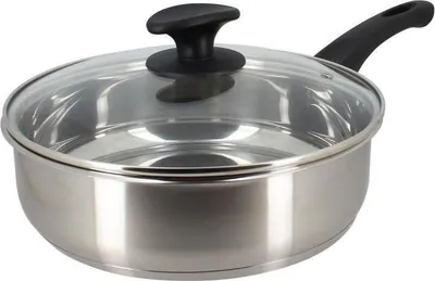 Image de Sauteuse Menastyl, Acier Inoxydable, 28 cm, Tous Feux dont Induction