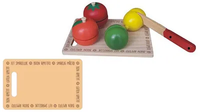 Produktbild von Simply For Kids Hölzernes Obstschneideset